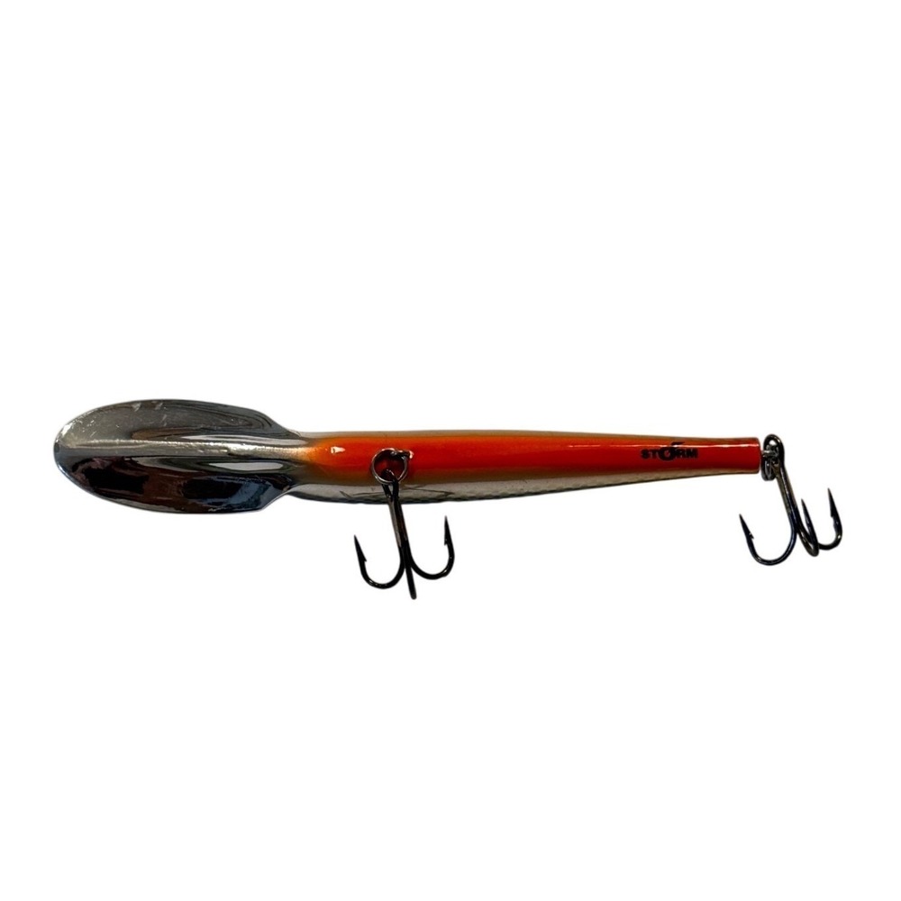 Storm Deep Jr ThunderStick Fishing Lure Gold Orange Scale Pattern 4.5 Inch - Picture 7 of 7